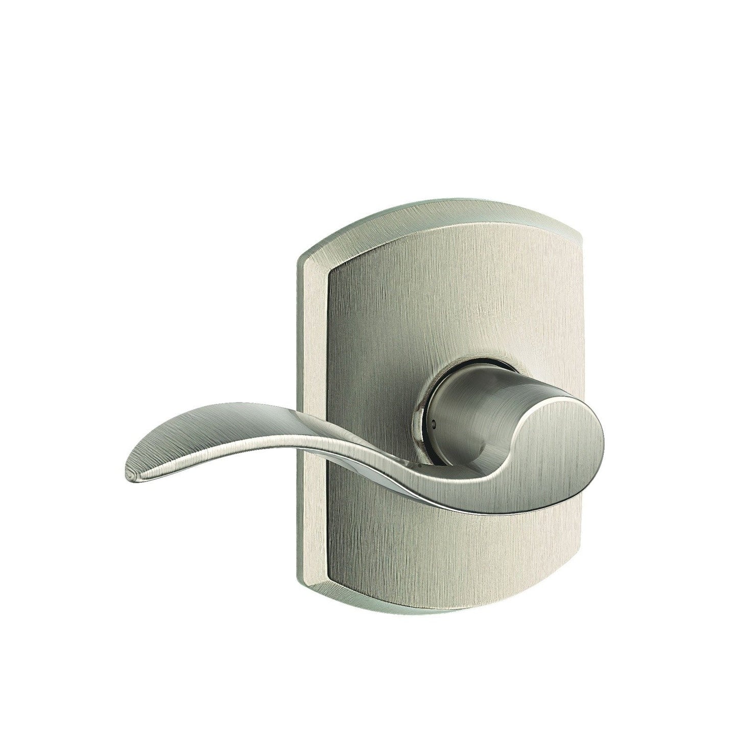 Schlage F10ACC-GRW Accent with Greenwich Rose Passage Door Lever