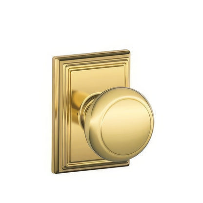 Schlage F10-AND-ADD F-Series Andover Passage Door Knob