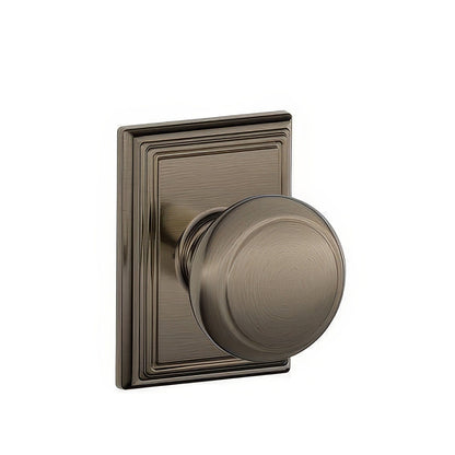 Schlage F10-AND-ADD F-Series Andover Passage Door Knob