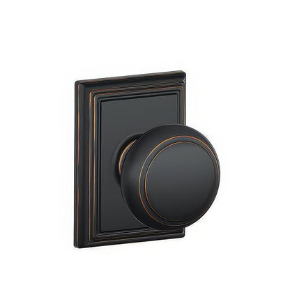 Schlage F10-AND-ADD F-Series Andover Passage Door Knob