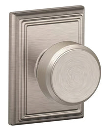 F10BWE-ADD Bowery with Addison Rose Passage Door Knob.