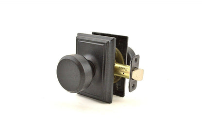 F10BWE-ADD Bowery with Addison Rose Passage Door Knob