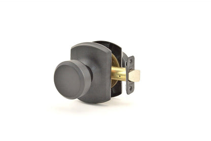 Schlage F10BWE-GRW Bowery with Greenwich Rose Passage Door Knob