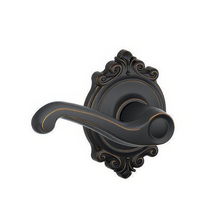 Schlage F10-FLA-BRK F-Series Flair Passage Door Lever