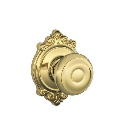 Schlage F10-GEO-BRK F-Series Georgian Passage Door Knob