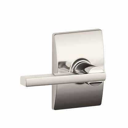Schlage F10-LAT-CEN F-Series Latitude Passage Door Lever