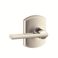Schlage F10LAT-GRW Latitude with Greenwich Rose Passage Door Lever