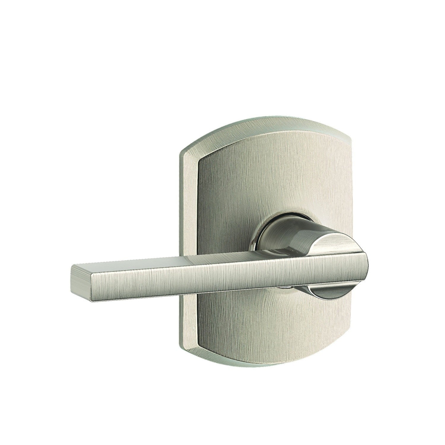 Schlage F10LAT-GRW Latitude with Greenwich Rose Passage Door Lever