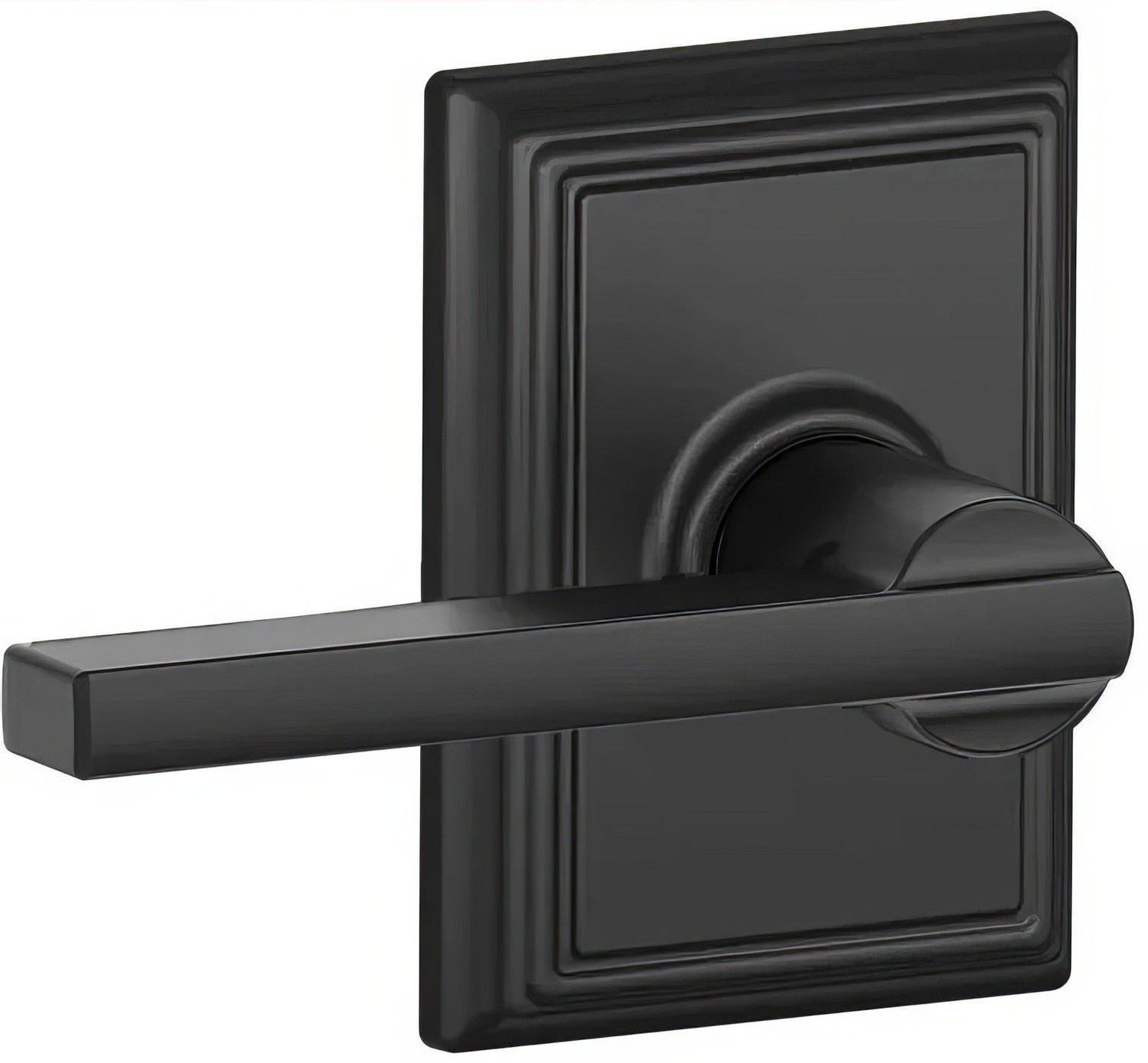 Schlage F10LAT-ADD Latitude with Addison Rose Passage Door Lever