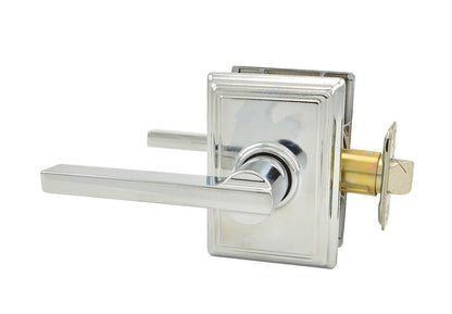 Schlage F10LAT-ADD Latitude with Addison Rose Passage Door Lever