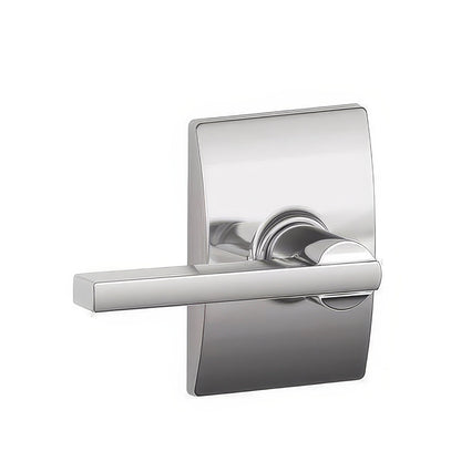 Schlage F10-LAT-CEN F-Series Latitude Passage Door Lever