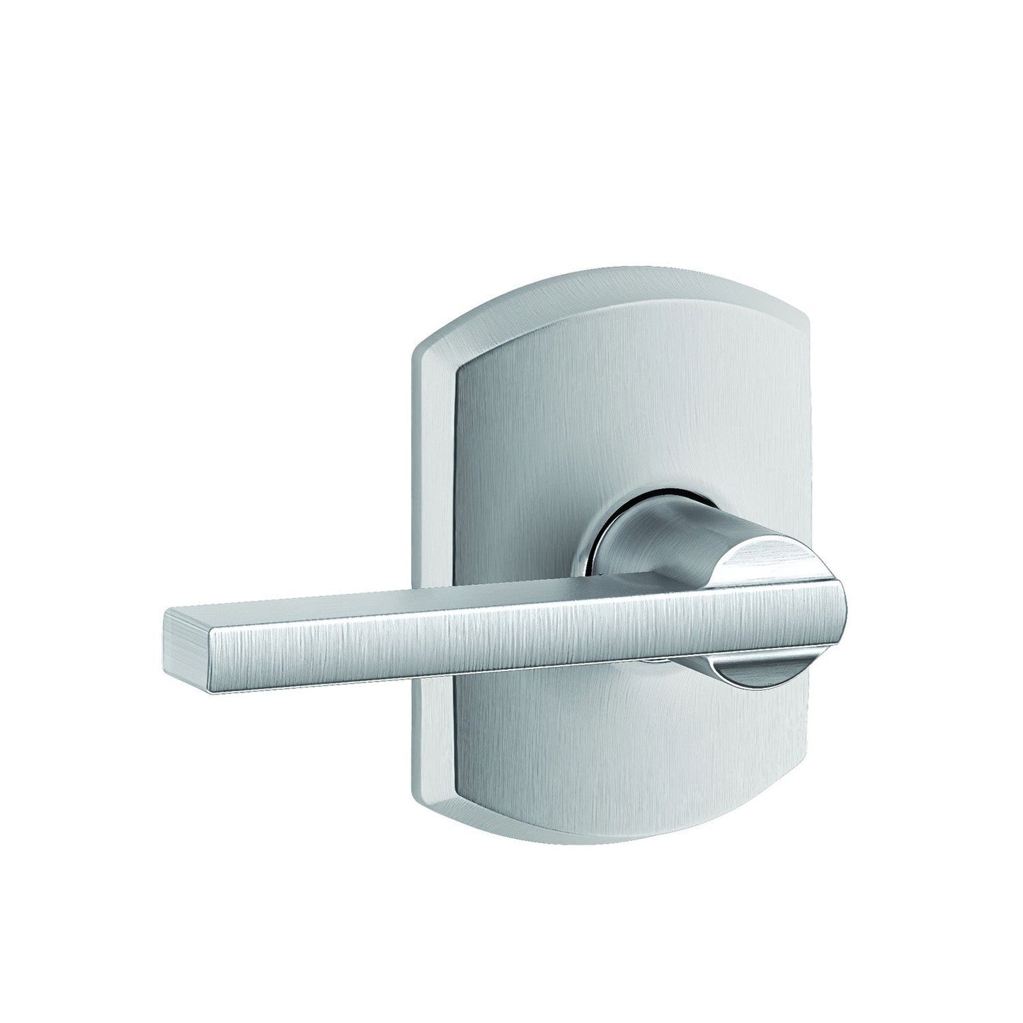 Schlage F10LAT-GRW Latitude with Greenwich Rose Passage Door Lever