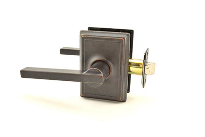 Schlage F10LAT-ADD Latitude with Addison Rose Passage Door Lever