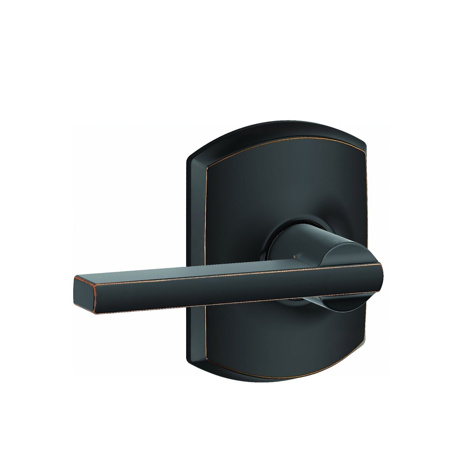 Schlage F10LAT-GRW Latitude with Greenwich Rose Passage Door Lever
