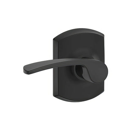 Schlage F10MER-GRW Merano Greenwich Rose Passage Door Lever.