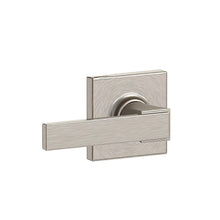 Schlage F10NBK619COL Northbrook with Collins Rose Passage Door Lever Satin Nickel.