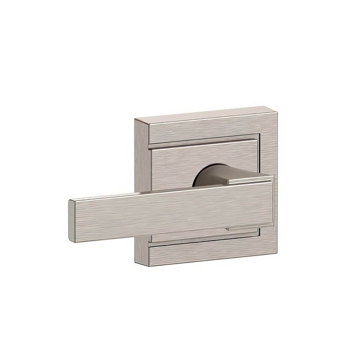 Schlage F10NBK619ULD Northbrook with Upland Rose Passage Door Lever Satin Nickel.