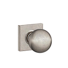 Schlage F10ORB619COL Orbit with Collins Rose Passage Door Knob Satin Nickel.