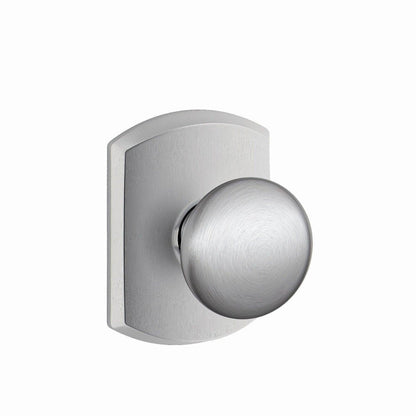 Schlage F10PLY-GRW Plymouth with Greenwich Rose Passage Door Knob.