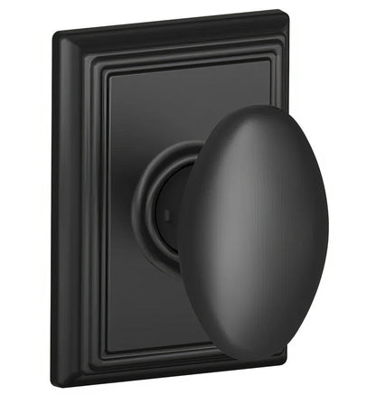 Schlage F10SIE-ADD Siena with Addison Rose Passage Door Lever.