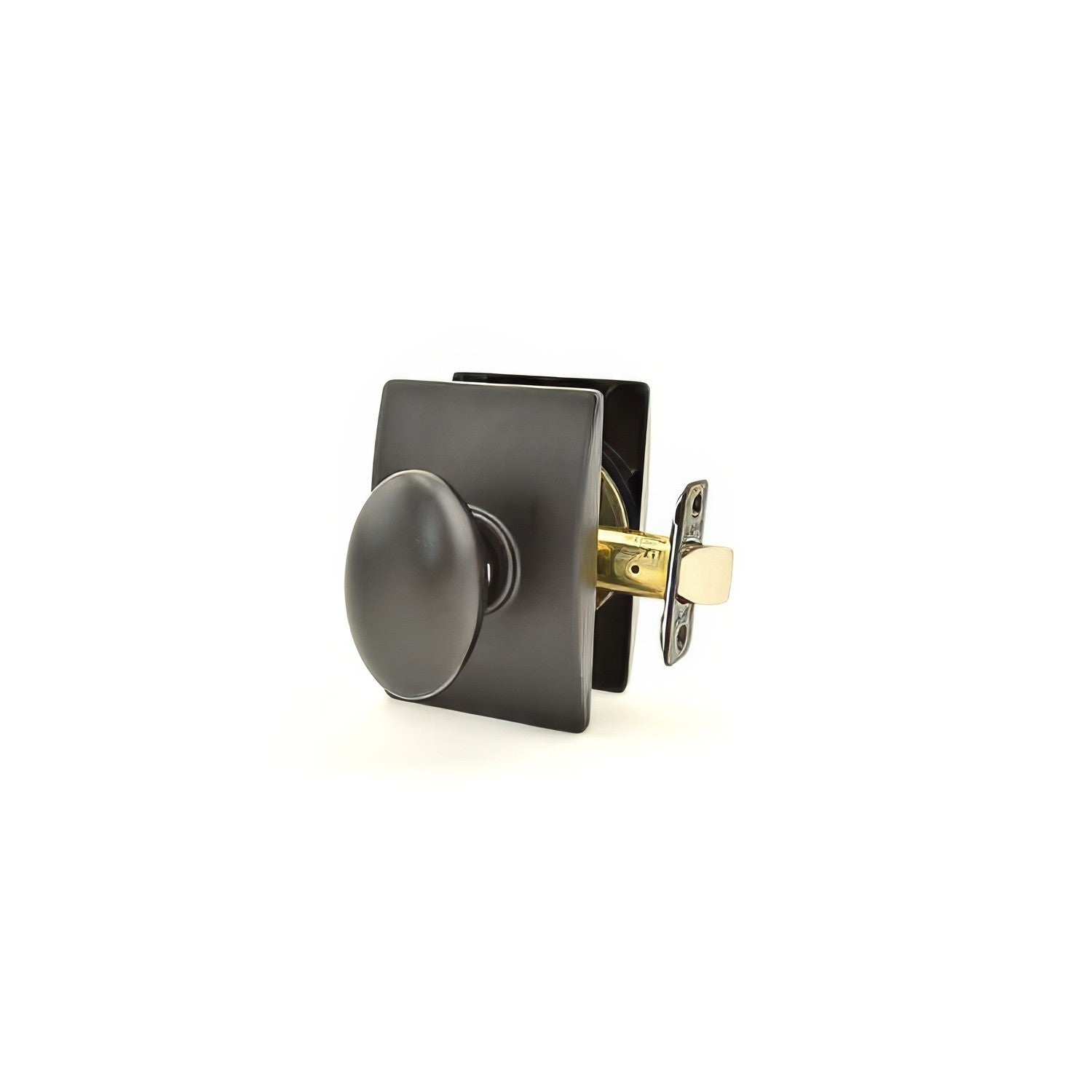 Schlage F10SIE622CEN Siena with Century Rose Passage Door Knob Matte Black