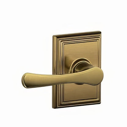 Schlage F10-VLA-ADD Avila with Addison Rose Passage Door Lever