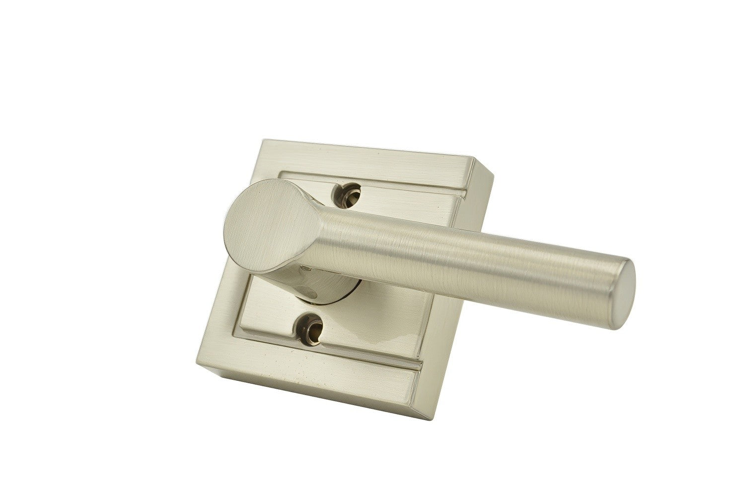 Schlage F170BRW619ULD Broadway with Upland Rose Dummy Door Lever Satin Nickel