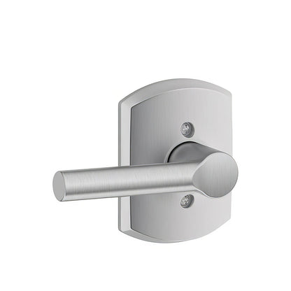 Schlage F170BRW-GRW Broadway with Greenwich Rose Dummy Door Lever