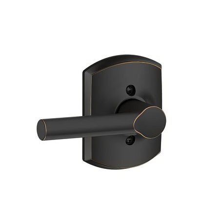 Schlage F170BRW-GRW Broadway with Greenwich Rose Dummy Door Lever