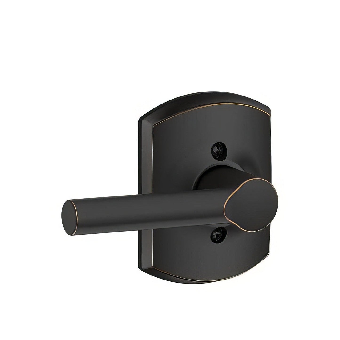 Schlage F170BRW-GRW Broadway with Greenwich Rose Dummy Door Lever.