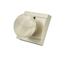 Schlage F170BWE619ULD Bowery with Upland Rose Dummy Door Knob Satin Nickel