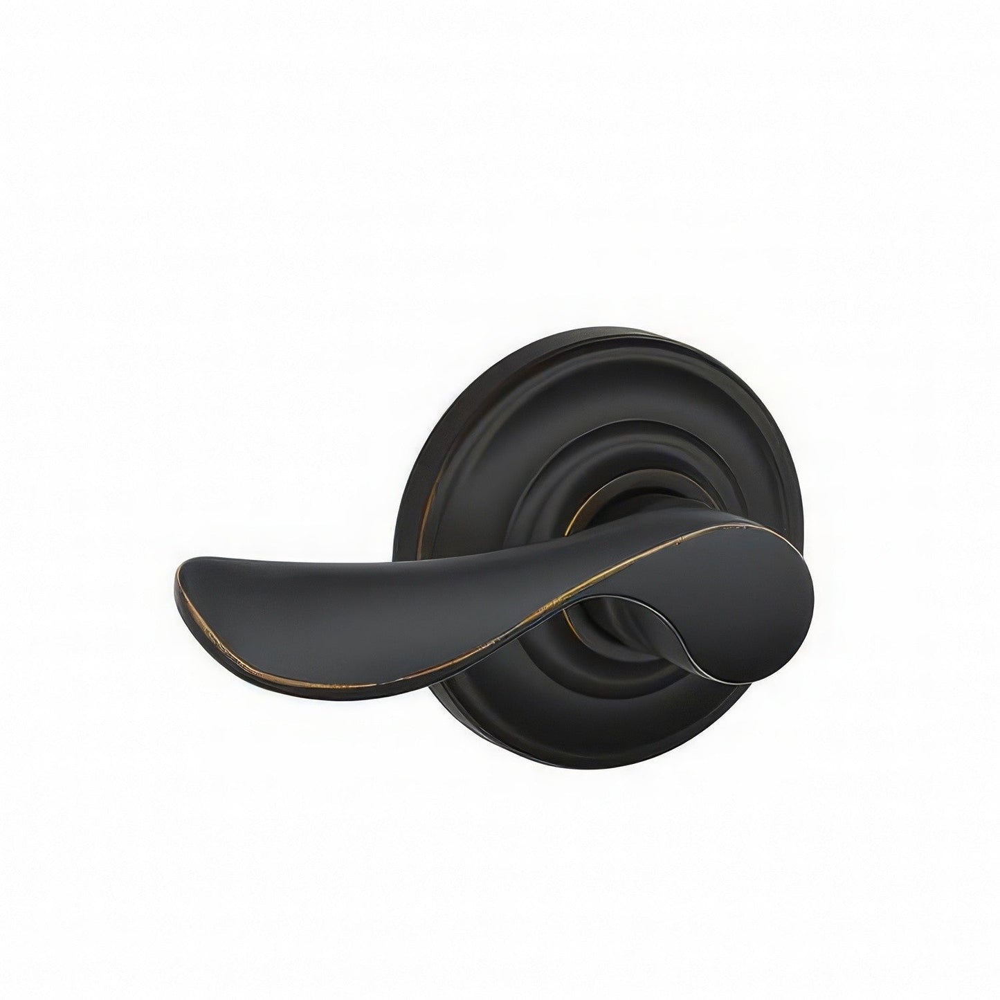 Schlage FA170-CHP-RH F-Series Champagne Right Hand Dummy Door Lever