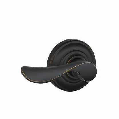 Schlage FA170-CHP-RH F-Series Champagne Right Hand Dummy Door Lever