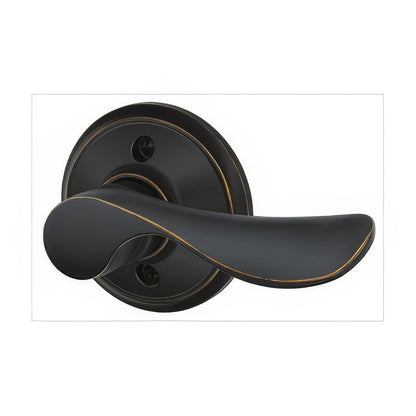 Schlage F170-CHP-RH F-Series Champagne Right Hand Dummy Door Lever