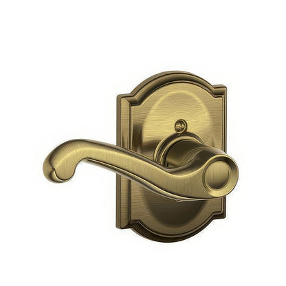 Schlage F170-FLA-CAM-LH F-Series Flair Dummy Door Lever