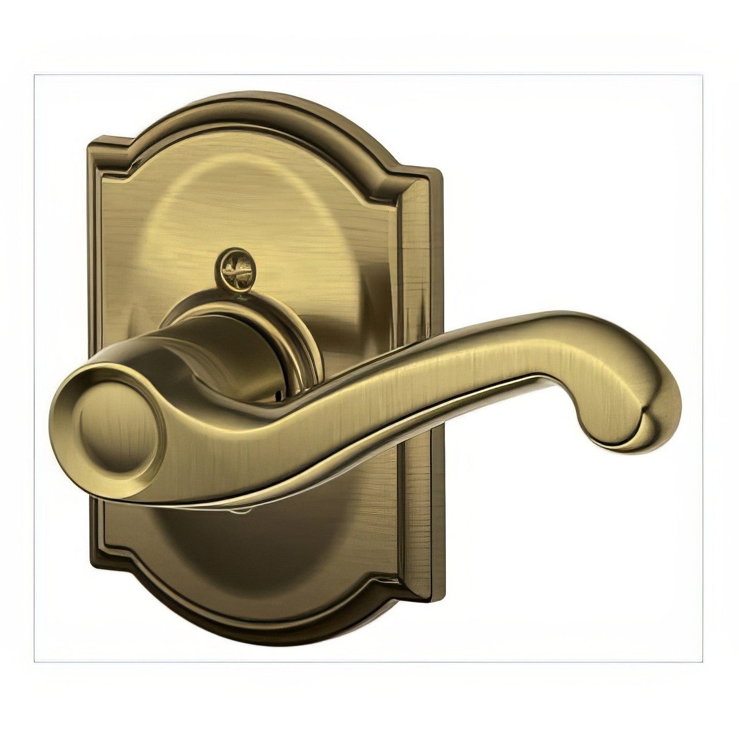 Schlage F170-FLA-CAM-RH F-Series Flair Right Hand Dummy Door Lever