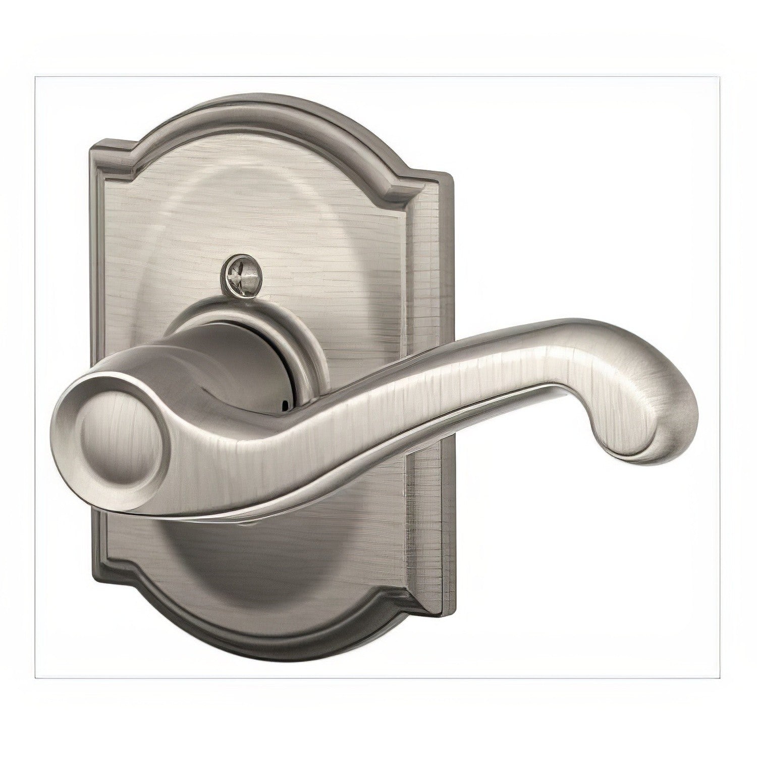 Schlage F170-FLA-CAM-RH F-Series Flair Right Hand Dummy Door Lever