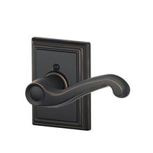 Schlage F170-FLA-ADD-RH F-Series Flair Right Hand Dummy Door Lever
