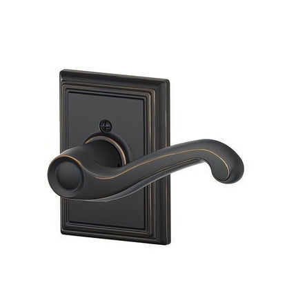 Schlage F170-FLA-ADD-RH F-Series Flair Right Hand Dummy Door Lever