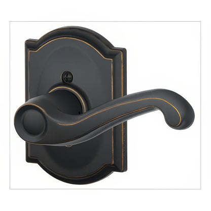 Schlage F170-FLA-CAM-RH F-Series Flair Right Hand Dummy Door Lever
