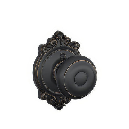 Schlage F170-GEO-BRK F-Series Georgian Dummy Door Knob