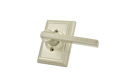 Schlage F170LAT-ADD Latitude with Addison Rose Dummy Door Lever.