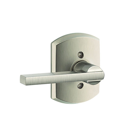 Schlage F170LAT-GRW Latitude with Greenwich Rose Dummy Door Lever.