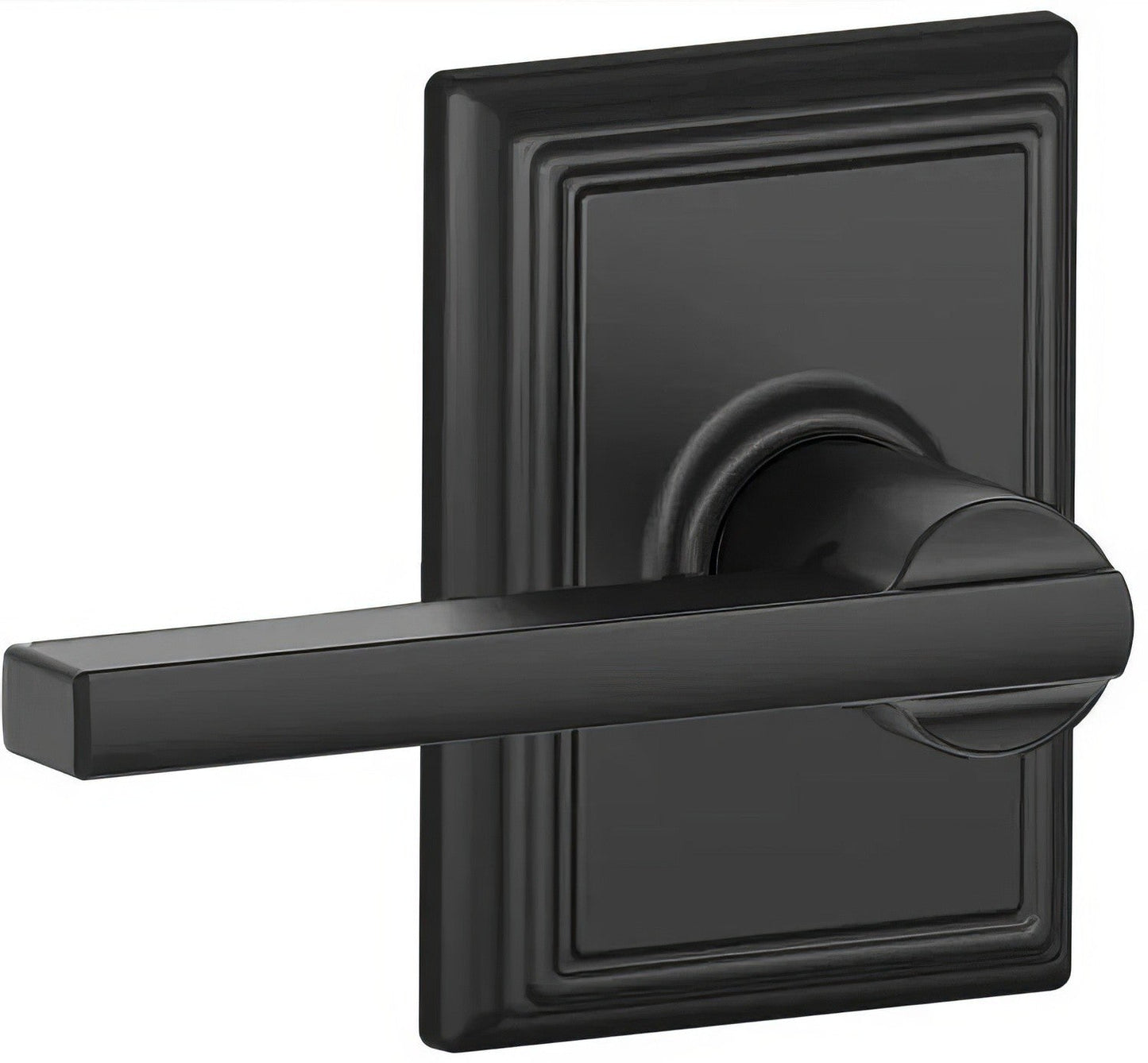 Schlage F170LAT-ADD Latitude with Addison Rose Dummy Door Lever.
