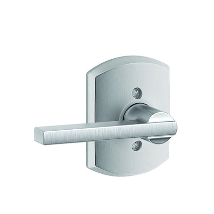 Schlage F170LAT-GRW Latitude with Greenwich Rose Dummy Door Lever