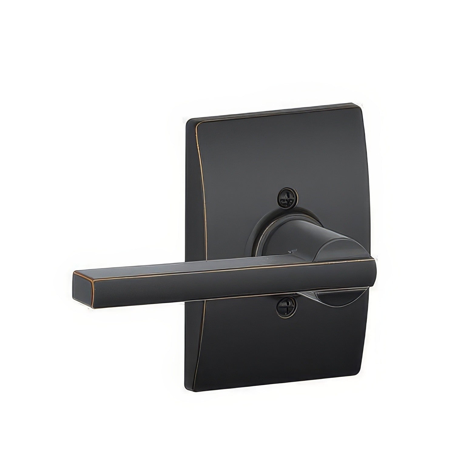 Schlage F170-LAT-CEN F-Series Latitude Dummy Door Lever