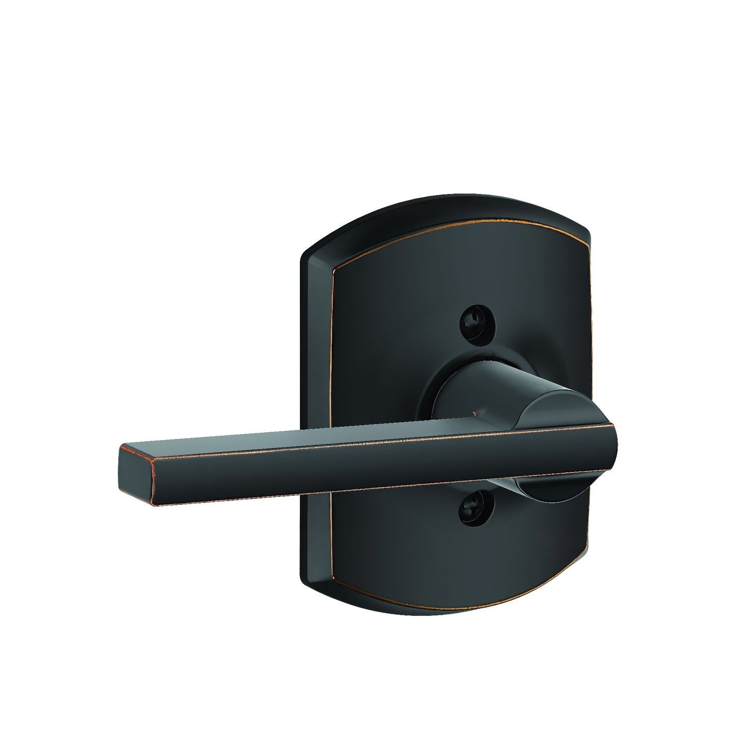 Schlage F170LAT-GRW Latitude with Greenwich Rose Dummy Door Lever