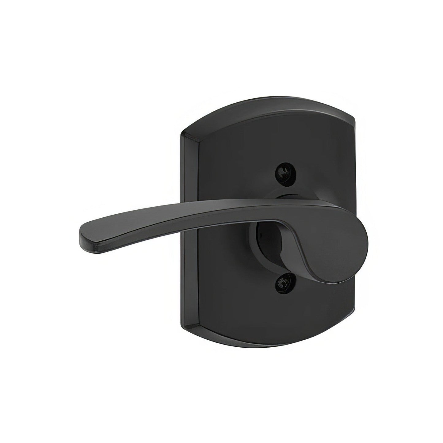 Schlage F170MER-GRWLH Merano with Greenwich Rose Left Hand Dummy Door Lever