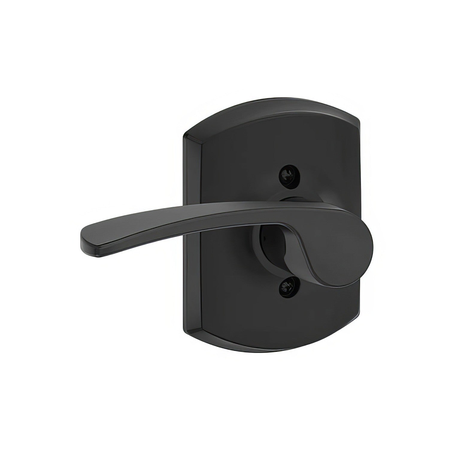 Schlage F170MER-GRWLH Merano with Greenwich Rose Left Hand Dummy Door Lever