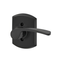 Schlage F170MER-GRWRH Merano with Greenwich Rose Right Hand Dummy Door Lever